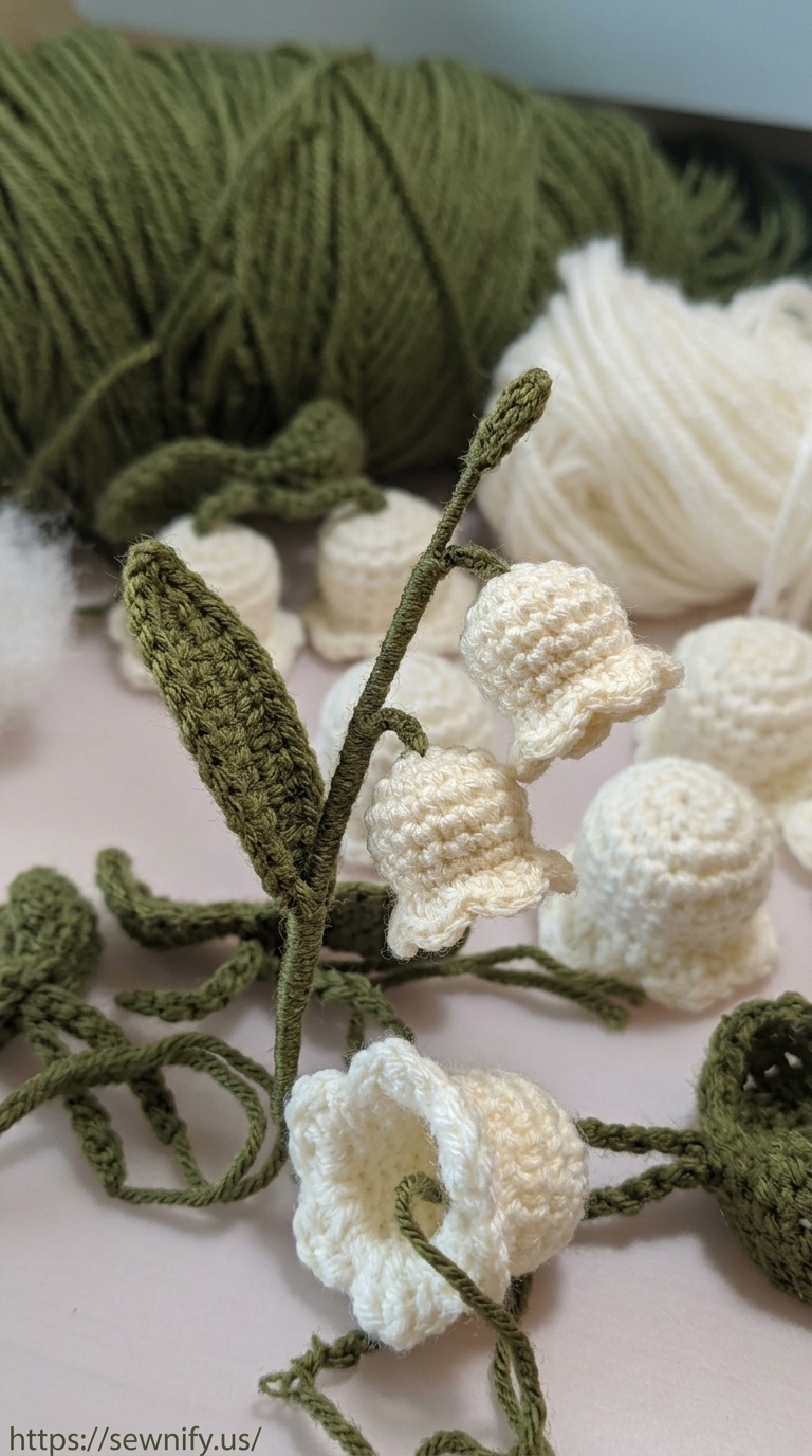 Suspension Muguet de Mai au Crochet en Laine | Déco Clochette DIY