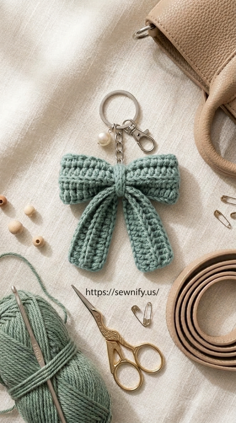 Tuto Porte Clé Noeud Crochet Facile | Idée Cadeau Fait Main Tendance