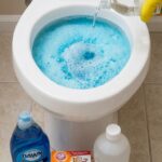 Active Foam Toilet Cleaning Hack Vinegar Baking Soda Dish Soap