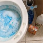 Dish Soap Baking Soda Vinegar Toilet Cleaning Hack No Scrub Foam