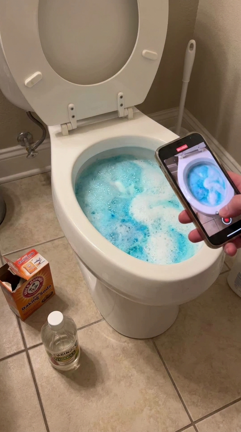 Recording Zero Scrubbing Toilet Cleaning Hack Active Foam Formula